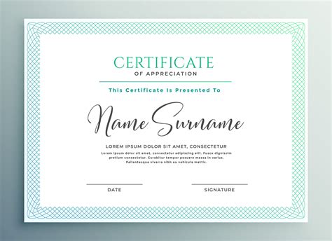 It passes through the organization to an employee. certificate of appreciation template design - Download Free Vector Art, Stock Graphics & Images