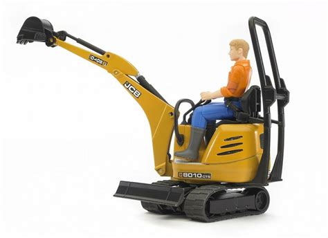Bruder World Jcb Micro Excavator 8010 Cts And Construction Worker 116
