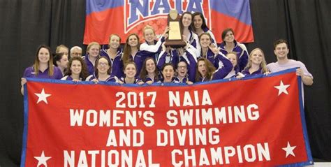Womens Swim And Dive Brings Home The Banner Tigers Capture First Ever Naia National
