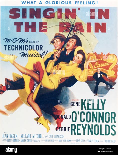 Singing In The Rain Broadway Poster