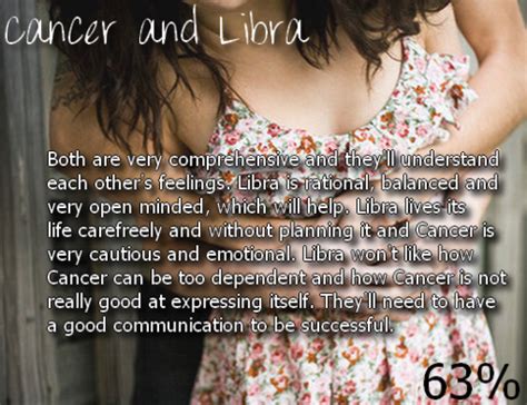 If the cancer and libra relationship launches from friendship first, the connection intensifies. Cancers get no C's, oh you trying to skate skate skate ...