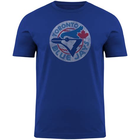 Toronto Blue Jays Mlb Distressed Cooperstown Logo T Shirt Royal