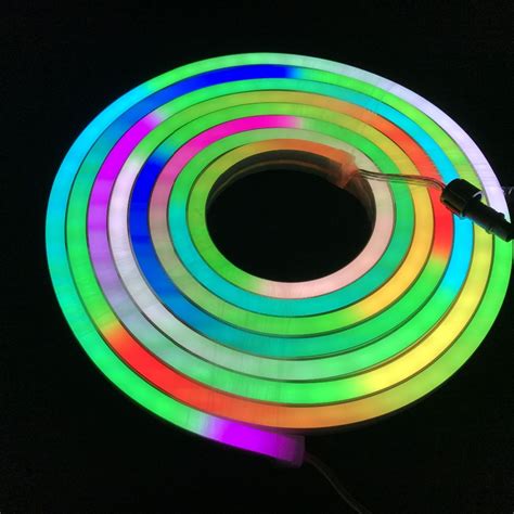 Dmx512 Control Silicone Led Neon Strip Light Dream Rgb Color Changing