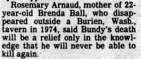 Brenda Carol Ball Ted Bundys 6th Victim