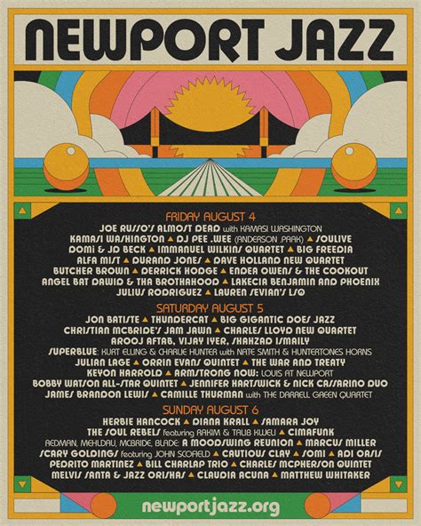 Newport Jazz 2024 Music Festival Lineup And Tickets