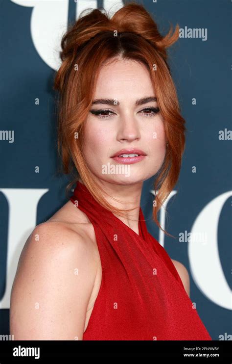 Lily James Attends The Bfi London Film Festival Luminous Gala At The