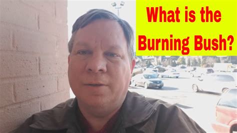The Burning Bush What Is It Youtube