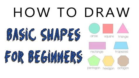 How To Draw Basic Shapes Youtube