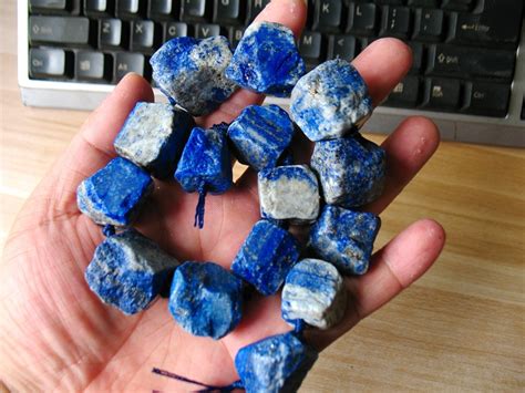 Rough Natural Lapis Lazuli Bead Raw Afghanistan Blue Lapis Etsy