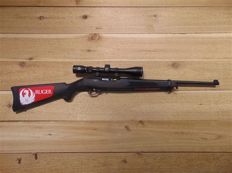 Ruger 10 22 Carbine Autoloading 22lr Rifle Grey Satin Stock Black