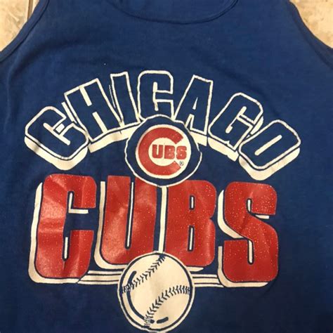 Vintage Chicago Cubs T Shirt Size Large Logo 7 1980s Etsy