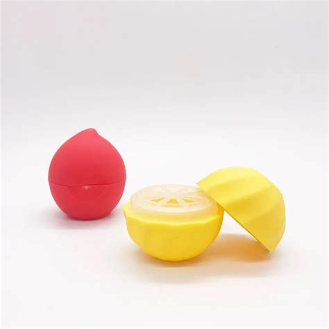 Wholesale Cute Colorful Custom Lip Balm With Fruit Shape Container