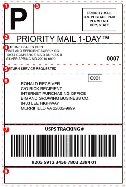 36 Usps Priority Mail Shipping Label Labels 2021