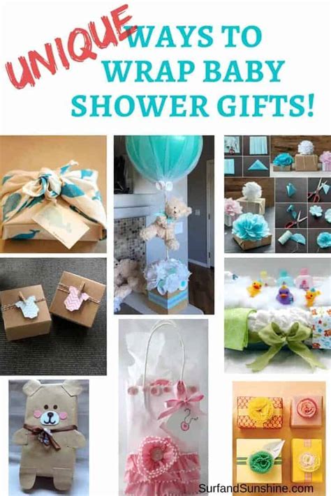 Unique Baby Shower Gift Wrap Ideas