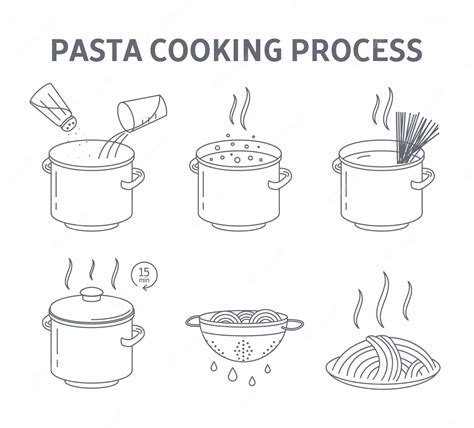 Premium Vector Cooking Tasty Pasta For The Dinner Instruction