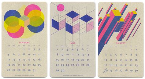 25 Modern Calendars For 2014 Design Milk