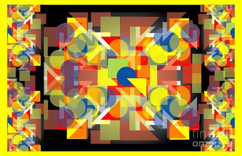 Geometric Collage Ii Digital Art By George Pasini Fine Art America