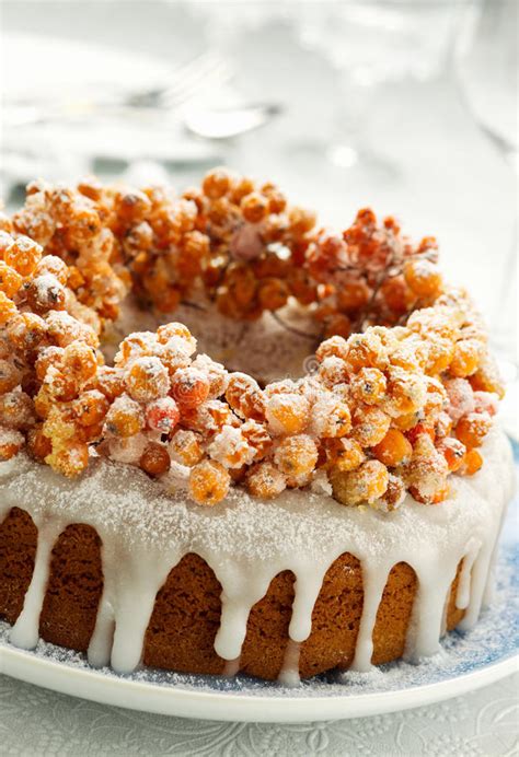 This recipe calls for basic ingredients that you most bake this cake in an angel food or fluted tube cake pan, dust it with powdered sugar and voila, you. Christmas Pound Cake With Candied Fruits Of Rowan Stock Photo - Image of pound, rowan: 62920138