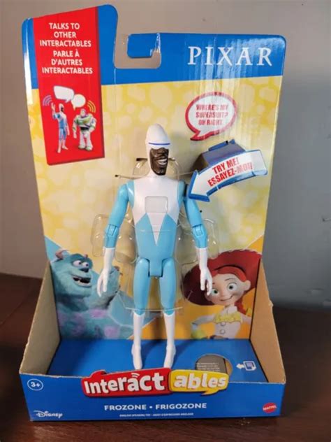 The Incredibles Frozone Talking Figure Disney Pixar Interactables Super Hero New 16 99 Picclick