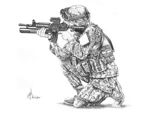 Military Drawings And Artwork