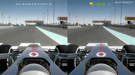 F1 2012 Demo Ps3 Vs Xbox 360 Graphics Comparison Youtube