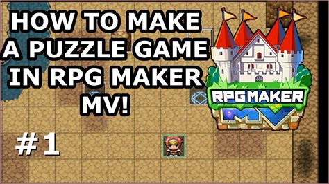 Rpg Maker Mv How To Make A Puzzle Game 1 Boulder Puzzles Youtube