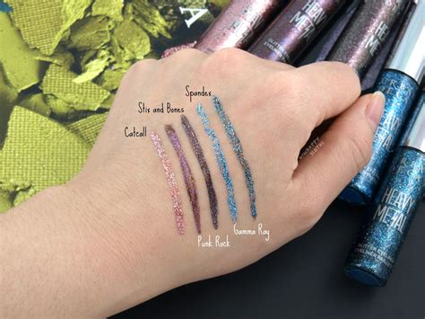 Urban Decay Heavy Metal Glitter Eyeliner Review And Swatches The