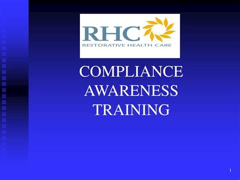 Ppt Compliance Awareness Training Powerpoint Presentation Free