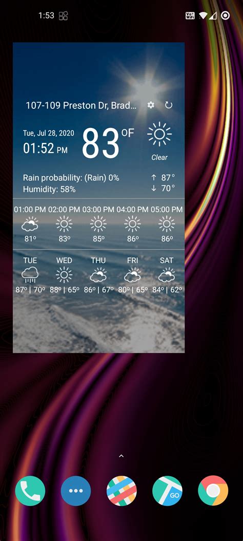 17 Of The Best Weather Widgets Available On Android In 2021 Androidatm