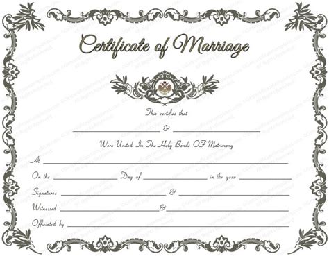 Marriage Certificate Royal Design Doc Formats Wedding Certificate Marriage Certificate