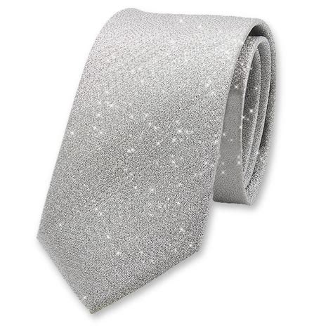 glitzer krawatte silber günstige krawattenmode
