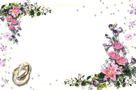 Download Hd Source Wedding Flower Border Transparent Png Image