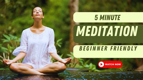 5 minute meditation beginner friendly youtube