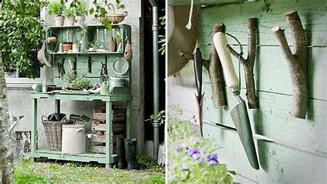 Garden Tool Storage Racks You Can Easily Make Gardens