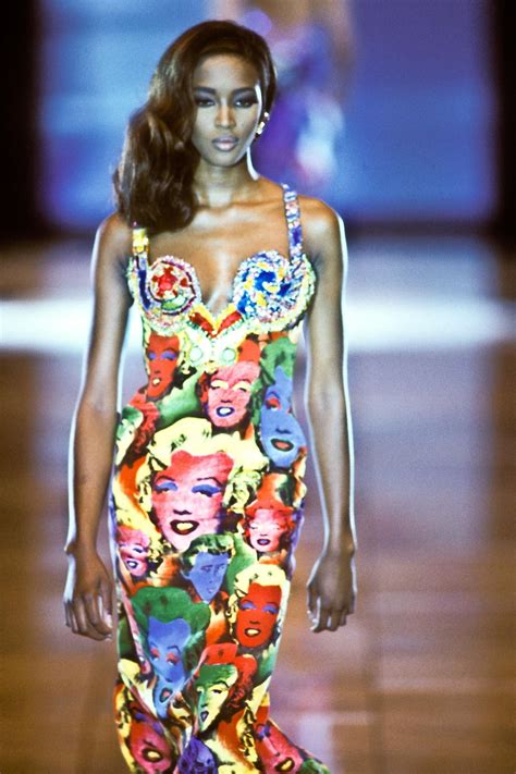 Gianni Versace Spring Summer 1991 Runway Fashion Couture 90s Runway