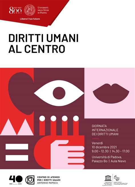 Diritti Umani Al Centro Nel 40° Anniversario Del Centro Diritti Umani Venerdì 10 Dicembre 2021