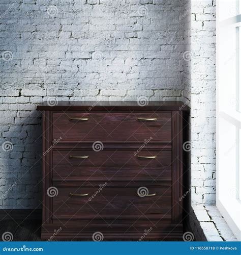 Wooden Cupboard Front Stock Photo Image Of Loft Pattern 116550718