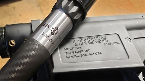 First Look Helix 6 Precision Barrels For The Sig Sauer Cross Rifle