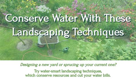 Conserve Water With These Landscaping Techniques — Rismedia
