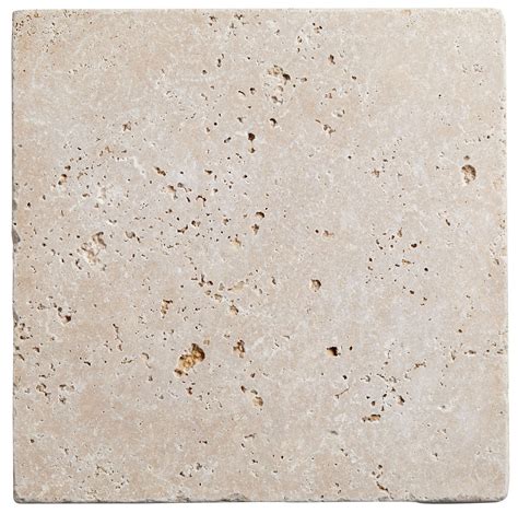 Tumbled Light Beige Stone Effect Travertine Wall And Floor Tile Pack Of