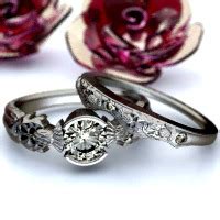 Thistle Engagement Wedding Ring Set 200 