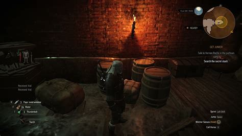 Use Your Witcher Senses To Find A Way To Access The Secret Stash The