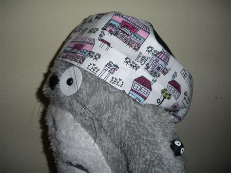 diy surgicalscrub hat  steps  pictures