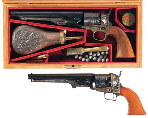 Two Colt Black Powder Series Percussion Revolvers A Cased Colt Model