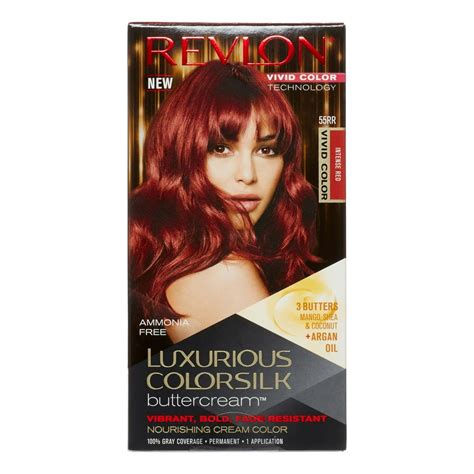 Revlon Luxurious Colorsilk Buttercream Hair Color Vivid Intense Red