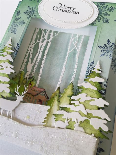 Craftingforever Anita A Christmas Scene In Pop Up Diorama Card
