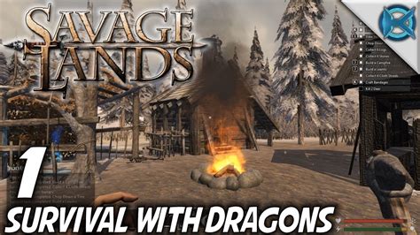 Savage Lands Ep 1 Survival With Dragons Lets Play Savage Lands