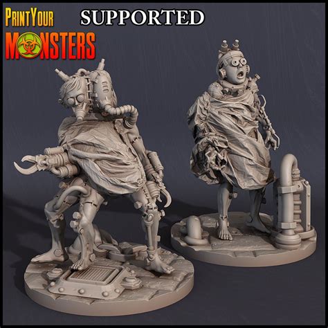 3d printed print your monsters cyber patients horrifying laboratory pack 28mm 32mm dandd