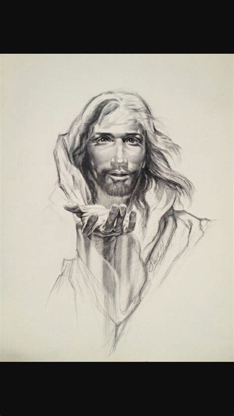 Awesome Art Of Jesus Jesus Sketch Jesus Art Drawing Jesus Drawings