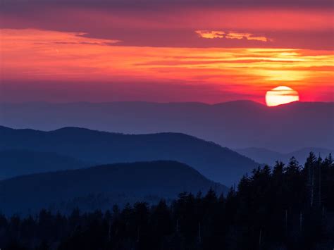 7 Most Stunning Sunset Hikes Around Knoxville Mountain Sunset Sunset